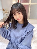 ランド 原宿表参道(LAND)&nbsp;ぱっつん前髪カットが可愛い☆髪質改善ヘア