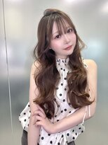 リリー(Lilley)&nbsp;マロンベージュ×小顔レイヤー×韓国風巻き【ayana】