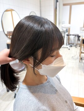 プラグ バイ ネオリーブ(plug by neolive) チェリーブラウン×髪質改善[髪質改善/縮毛矯正/韓国]A