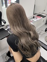 リムレスバイサンク 万代 新潟駅(LIMLESS by cinq) 新潟ミルクティーベージュピンクベージュ顔周りワンホンレイヤー