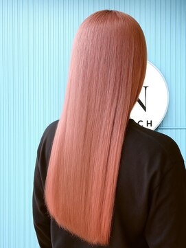 アン ブリーチ(UN BLEACH) ブリーチカラー×柔らかピンク髪質改善Tr【高木】