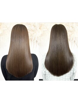 ダメージ部を徹底ケアする「トリートメントエステ」で感動の手触りを。[札幌/髪質改善/半個室/ヘッドスパ]