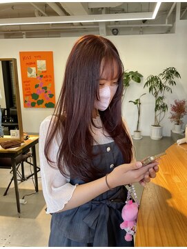 サニーズ(SUNNY'S by CONKS) ピンクブラウン/透明感カラー/秋カラー/ピンクカラー/柏カラー