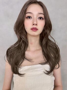 サンドレオ 新宿店(sand Leo) オリーブグレー/韓国風巻き/レイヤーカット/くすみベージュ/新宿