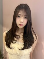 クム(kumu) 20代◎美髪縮毛矯正ロングで大人可愛い艶髪ストレート