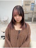 ピンクとブラックのデザインカラー