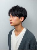 MEN’S/リバースセンターパート/ニュアンスパーマ/大泉学園