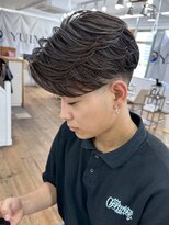 ユイマァルスロウ 岡山(YUIMARLSLOW) 岡山メンズサロン20代30代40代フェザーパーマ刈り上げショート