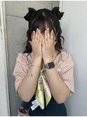 立体リボンヘア