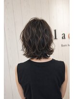 ラッソ ルーツヘアー 明石店(laco Roots Hair) アッシュブラウンウェーブボブ