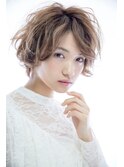カフェオレベージュショート