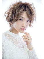 ラフヘアーアンドライフ 所沢東口店(LAF Hair&Life) カフェオレベージュショート