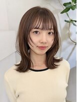 フォト 新宿(foto) ミディアムヘア/ミルクブラウン/フェイスレイヤー