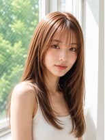 ブリス(VLISS) ロング レイヤーカット 顔周りレイヤー 透明感 20代30代40代