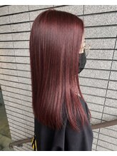 オーク あざみ野(OAK) カシスレッド×ロングヘア