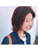 ヘアーサロン オンリーホープ(HAIR SALON ONLY HOPE) ONLY-HOPE【スズキリュウタ】 ボブウルフとベリーピンク