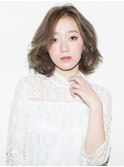 【QUATRO】透明感のあるシアーカラーのゆるフワミディ