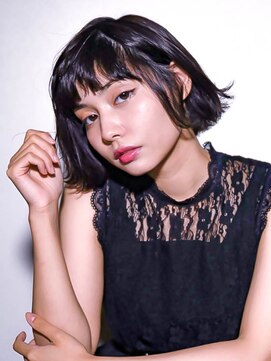 アクティフ(actif) actif黒髪うる艶ショートボブ  水素原子BASCヘアエステ