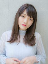 ルティア 池袋(Lutia) アッシュベージュカラー透け感たっぷりに