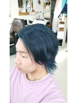 ヘアースペーストワ(Hair Space 108) ★ダブルカラー：ネイビーブルー★