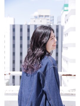 ヘアメイク マルナ 大通店(HAIR MAKE MALUNA) 【MALUNAカラーリスト 神】air touch × purple