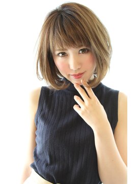 レウナ 外苑前(Reuna) 20代30代40代大人可愛いワンカールボブ　お手入れ簡単