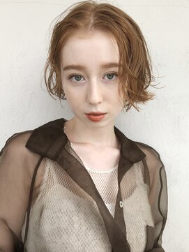 アイティー バイ アルバム 浦和店(IT by ALBUM) ナチュラルカール_ハイライトカラーオリーブカラー_36589