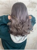 ラベンダーグレージュニュアンスカラー