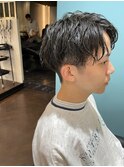 【takuma】メンズパーマコンマバンク
