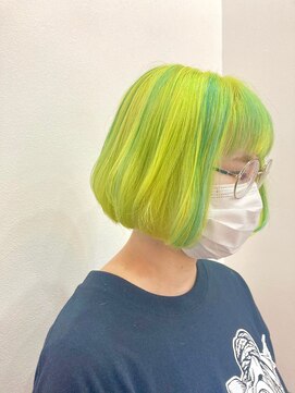 ノチ(Noci) 【和田寧々】ライムグリーンカラー/推しカラー/派手髪