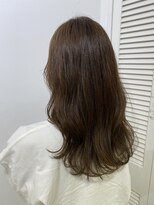 アドラーブル 松崎店(adorable) 20代30代★無造作カール×大人耳掛けひし形フェミニンセミディ