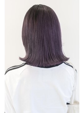 ユートゥイーズ つくば(U too e's) 《Utoo e's つくば美容室 》大人のデザインカラー×deepパープル