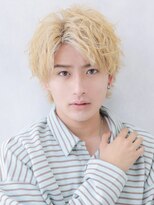 アンディ 御堂筋なんば店(ANDY)&nbsp;エアリースパイラル ハイトーン ブリーチカラーby高橋直希