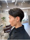 【メンズ】ツーブロック サイドパート ビジネススタイル