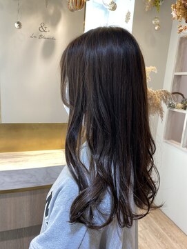 アンド ラ ブランシュ(&.La Blanche) ボブウルフ/グレージュカラー/黒髪カタログ/ココアベージュ/大宮