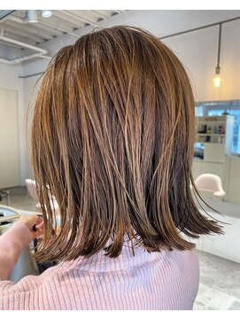 ブリーチ(bleach) ハイライトボブ