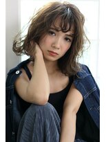 ヘアアンドメイク シークネクスト(HAIR&MAKE SeeK NEXT) 【SeeK NEXT】ヴェールウェーブ×ライトグレージュ