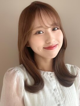 アフロート ギンザ(AFLOAT GINZA) 大人かわいい小顔外はねくびれミディアム 20代30代40代