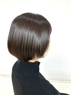 クオリス 上板橋店(QUALIS) 艶髪ナチュラルストレート/ひし形くびれボブ/小顔