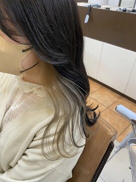 ソワンドゥブレス 大日店 (soin de brace) : ミルクティーグレージュインナー