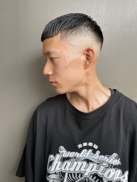 メリケンバーバーショップ トーキョー(MERICAN BARBERSHOP TYO) YS STILE.束感ショート.波巻き.ハイライト.マッシュパーマ22