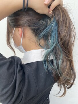 アリイ(ali'i) 【ali'i】インナーカラー×ターコイズブルー