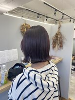 リジー(Litzy) ボブ×カシスカラー【三國麗奈】