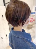 【岩田莉奈】//ショートカット×ひし形ショートボブ　40・50代