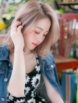 カバーヘア ブリス 志木南口駅前店(COVER HAIR bliss) ■アディクシーカラーで作る★ピンク☆志木10代20代30代