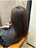 根元の白髪染め&頭浸浴でアルカリ除去