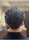 ワンカールパーマ　<理容室>