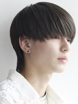 オーシャントーキョー サニー 原宿(OCEAN TOKYO Sunny)&nbsp;韓国ヘアカルマパーマ韓国マッシュセンターパート黒髪ウルフ