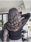 マチルダボブ前髪ハイライトグラーデーション
