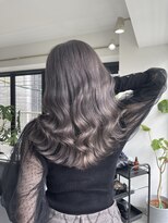 ブレンド 渋谷(BLend)&nbsp;マチルダボブ前髪ハイライトグラーデーション